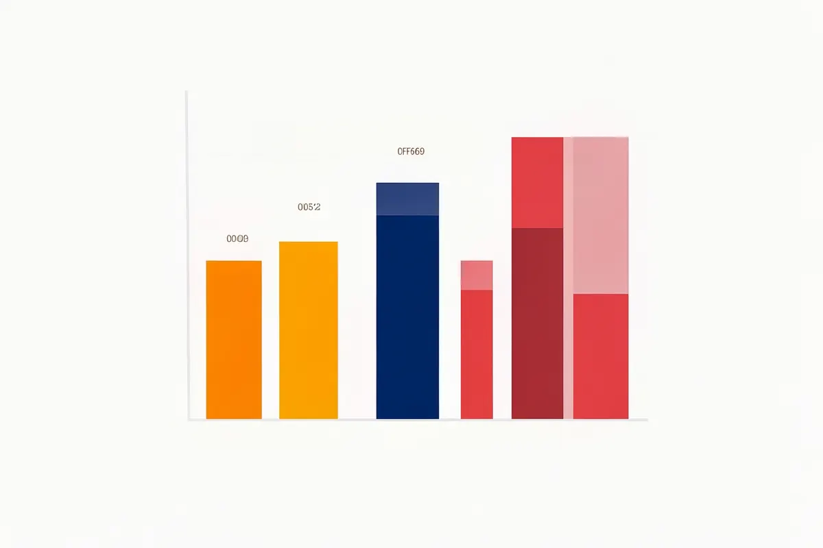 Gráfico de barras mostrando resultados de quiz personalizados para diferentes usuários.