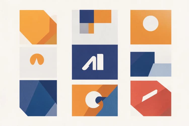 Mosaico de logos de sete ferramentas de IA populares para sistemas de recomendação
