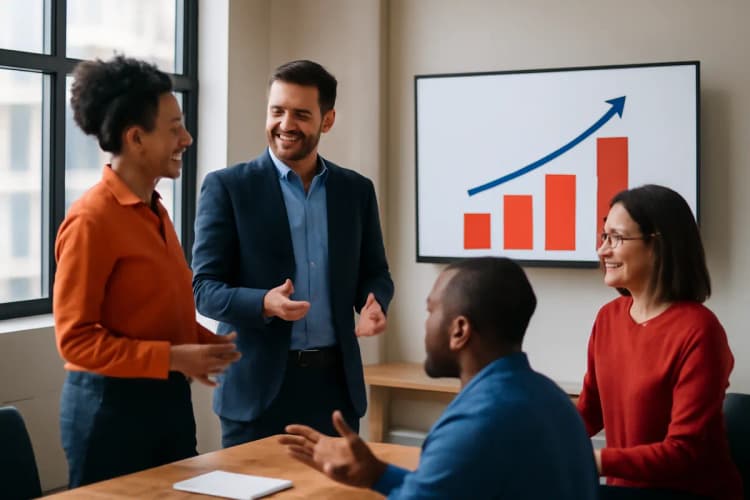 O que é Social Selling? Conceito de social selling com ícones de rede social
